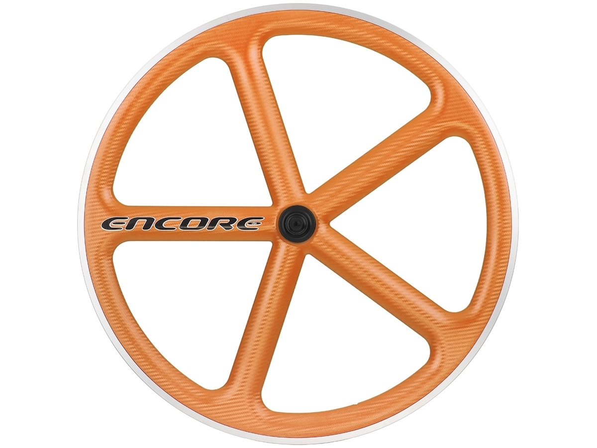 Encore Wheel - Omaha Orange NMSW - Carbon Weave