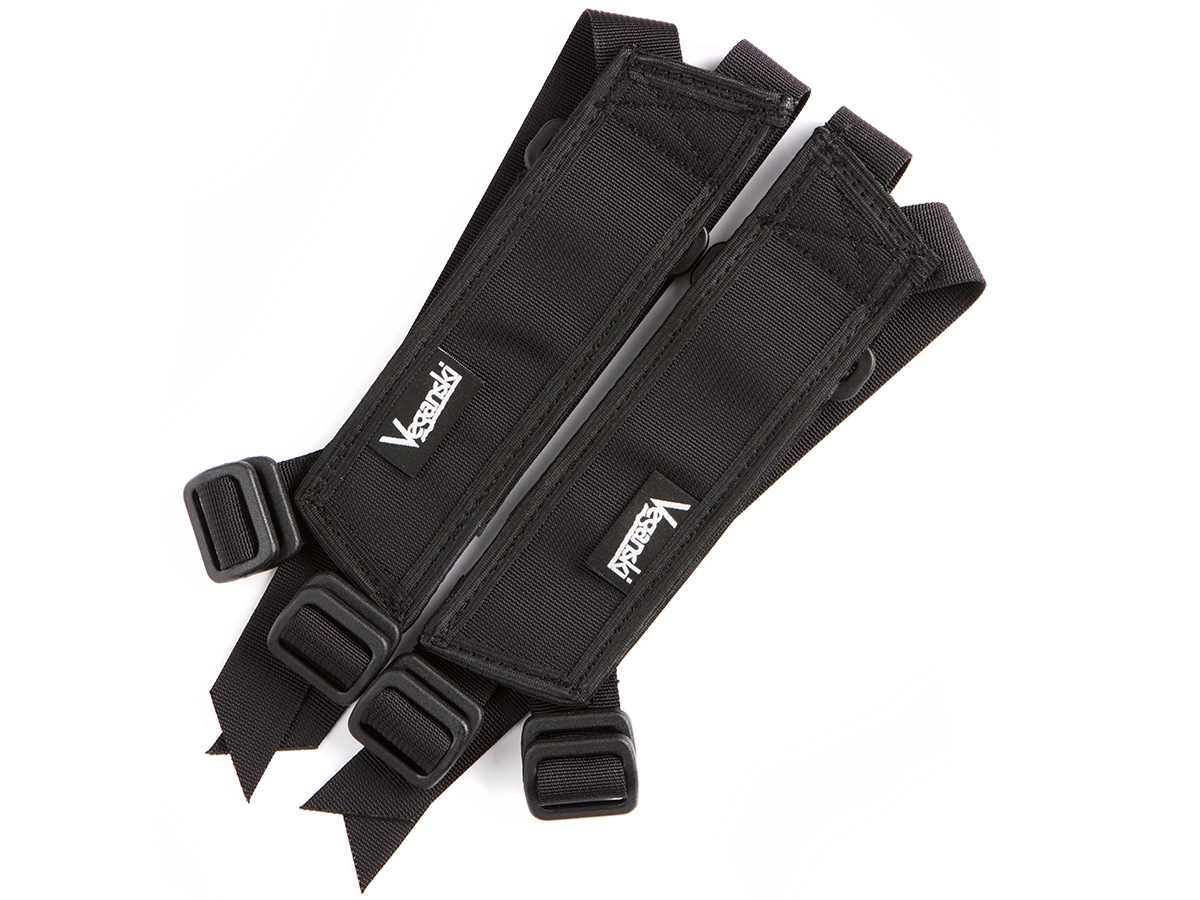  Veganski V3 (Plastic) Pedal Straps - Black
