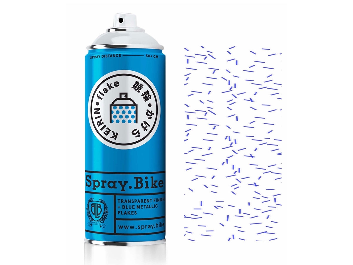 Spray.Bike paint - Keirin Flake Hibana Blue