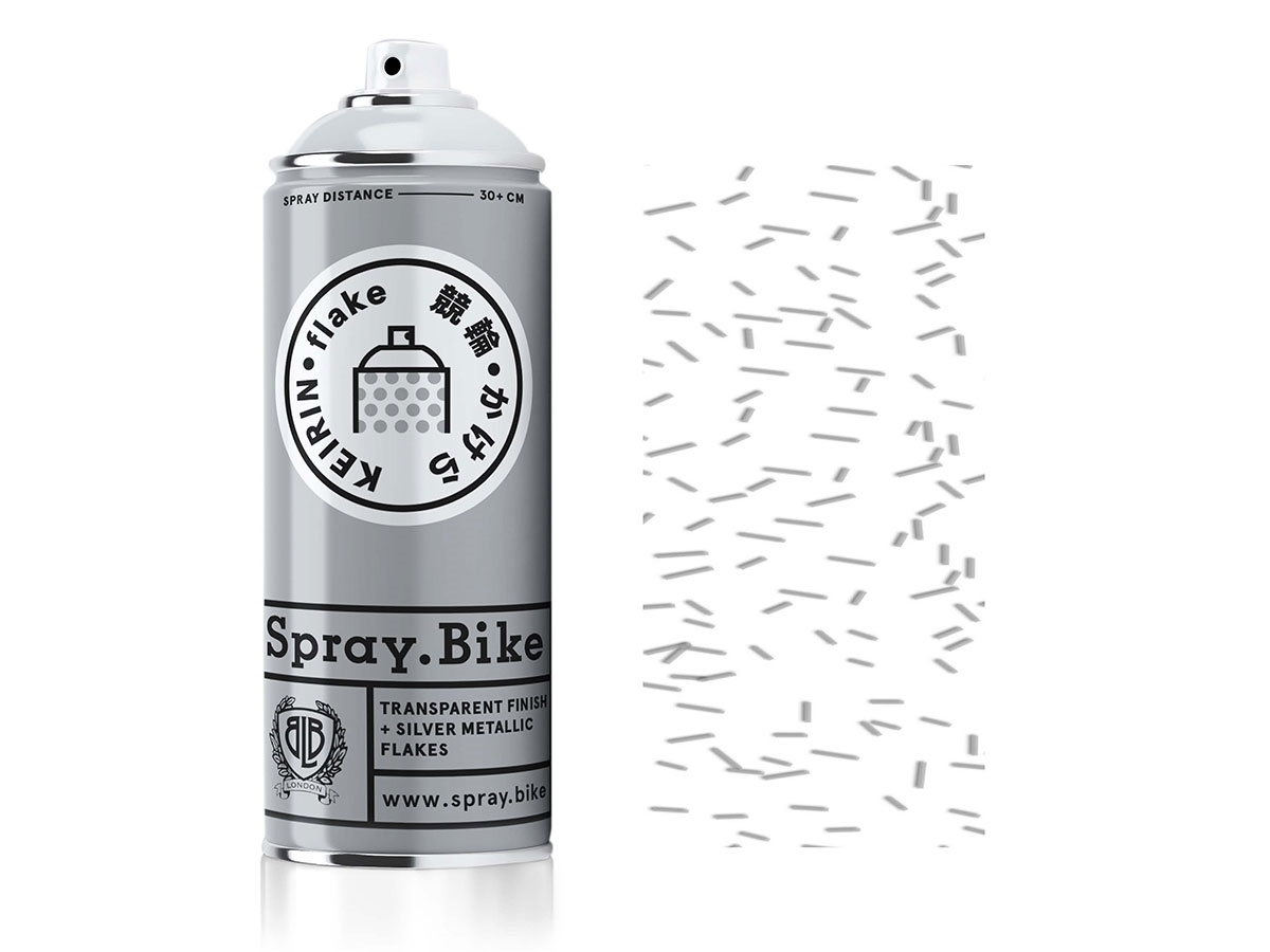 Spray.Bike paint - Keirin Flake Pikapika Silver