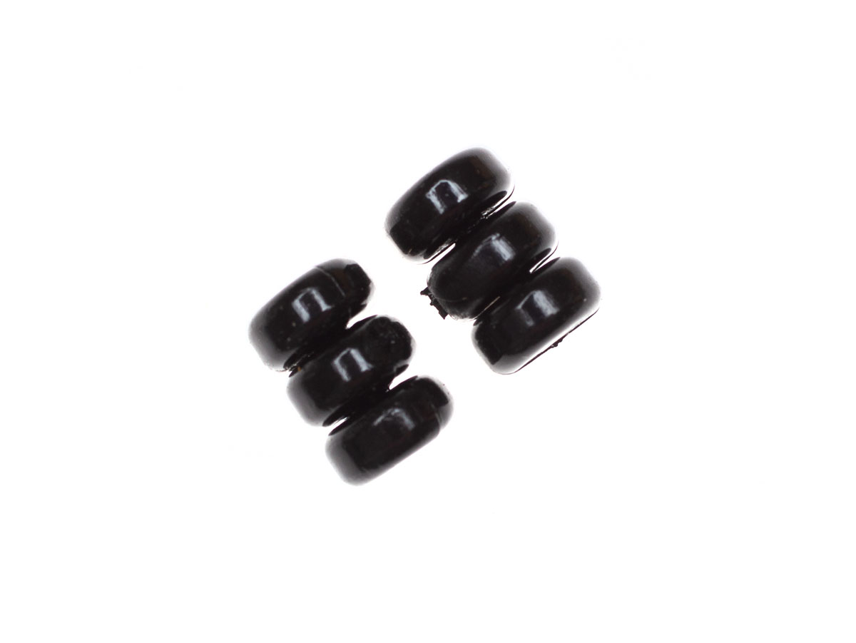 BLB Rubber Cable Donuts 1.5mm for Brake Cable - Black