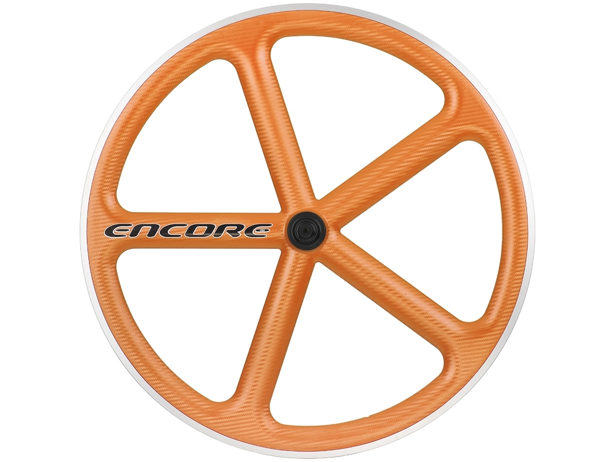 Encore Wheel - Omaha Orange MSW - Carbon Weave