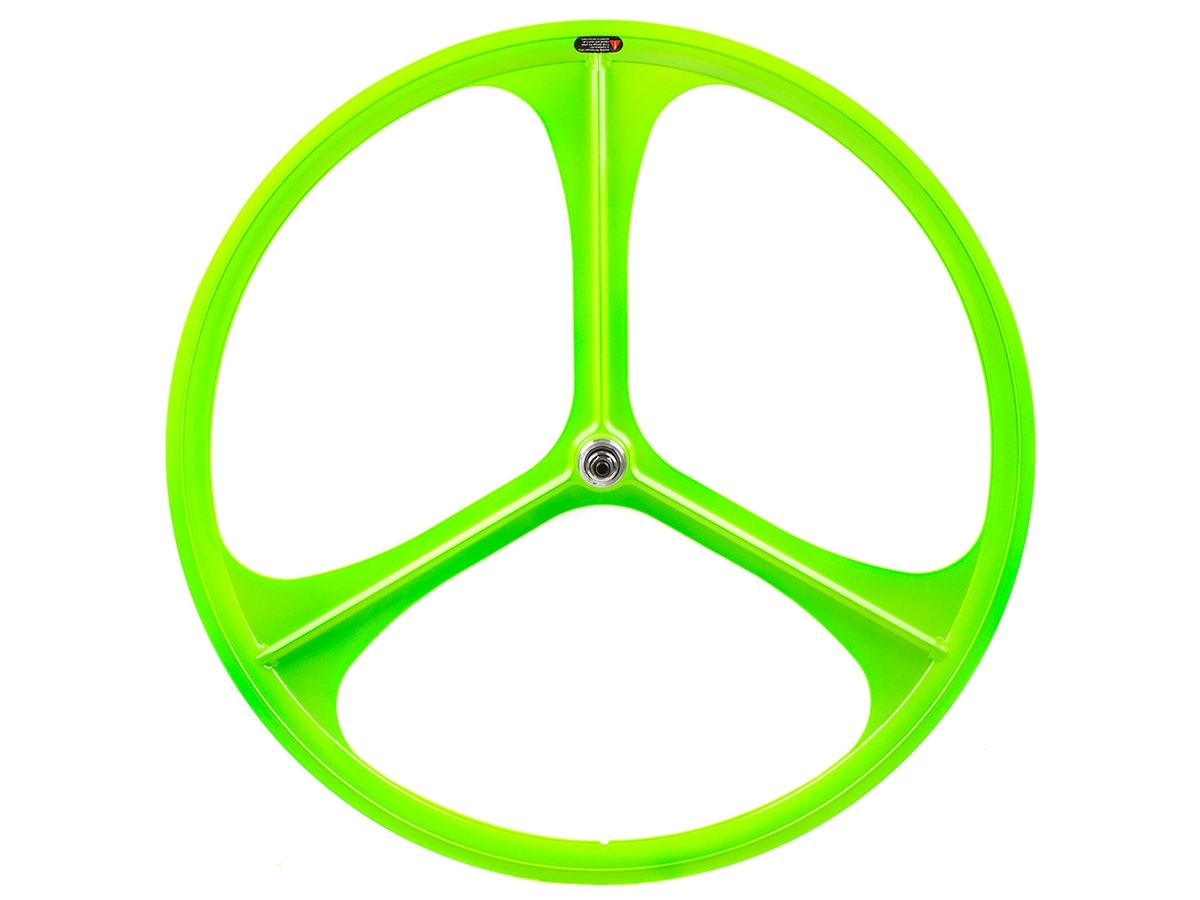 Teny 3 Spoke Front Wheel - Green