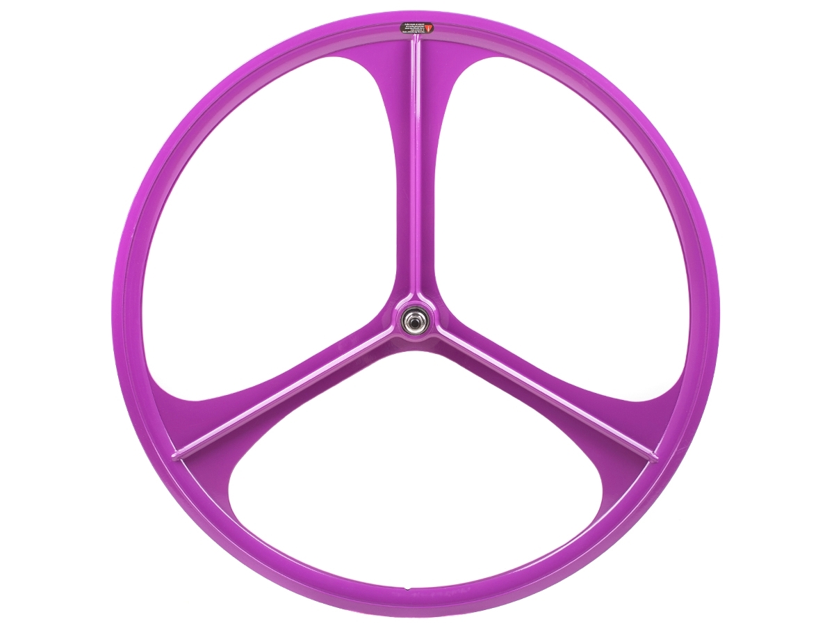 Teny 3 Spoke Front Wheel - Purple
