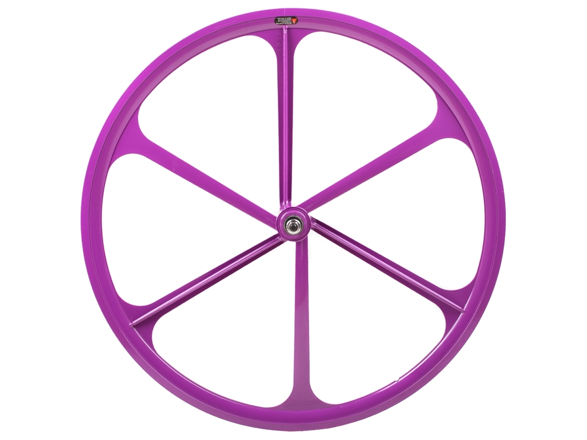 Teny 6 Spoke Front Wheel - Purple