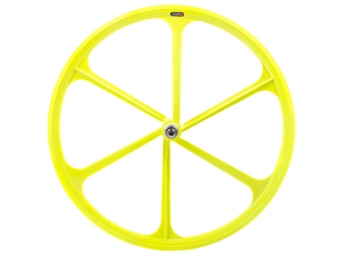 Teny 6 Spoke Rear Wheel - Neon Yellow