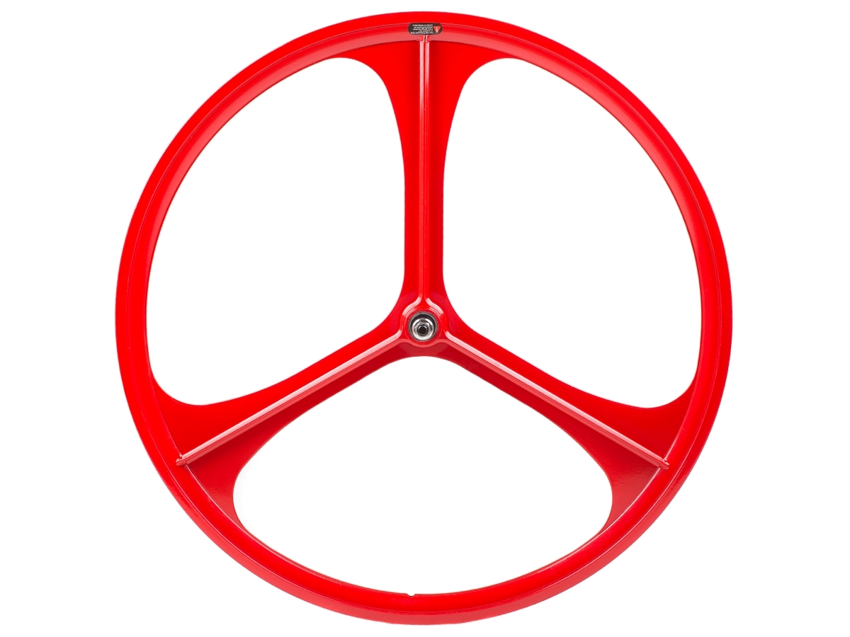Teny 3 Spoke Front Wheel - Red
