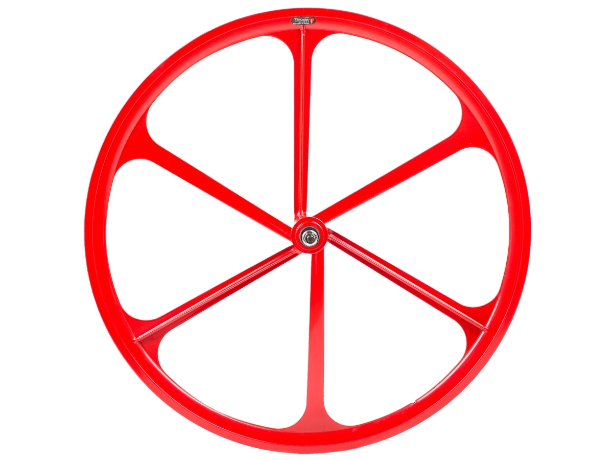 Teny 6 Spoke Front Wheel - Red