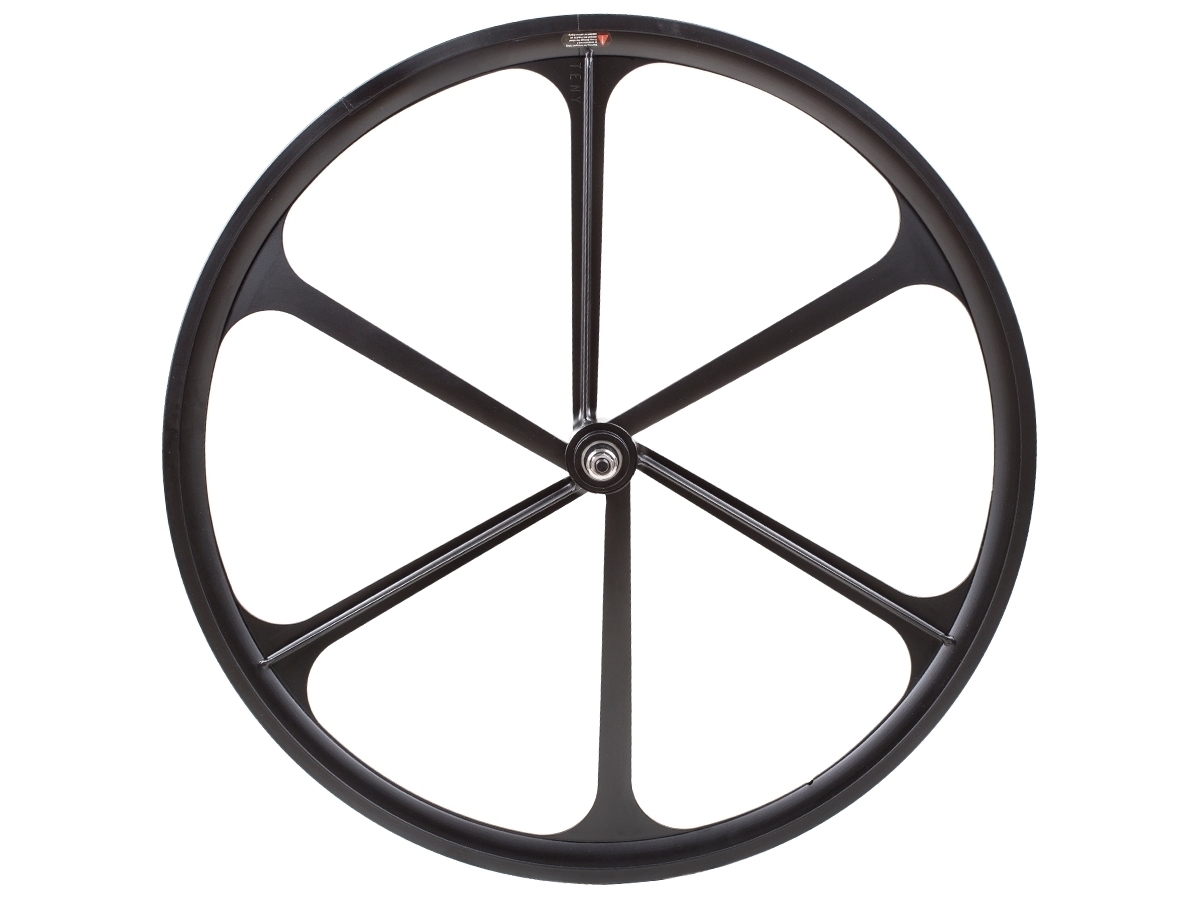 Teny 6 Spoke Front Wheel - Black