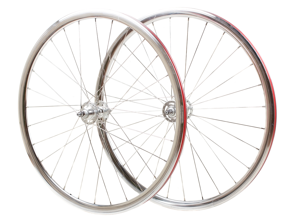 Novatec Wheel Set - Polished Silver