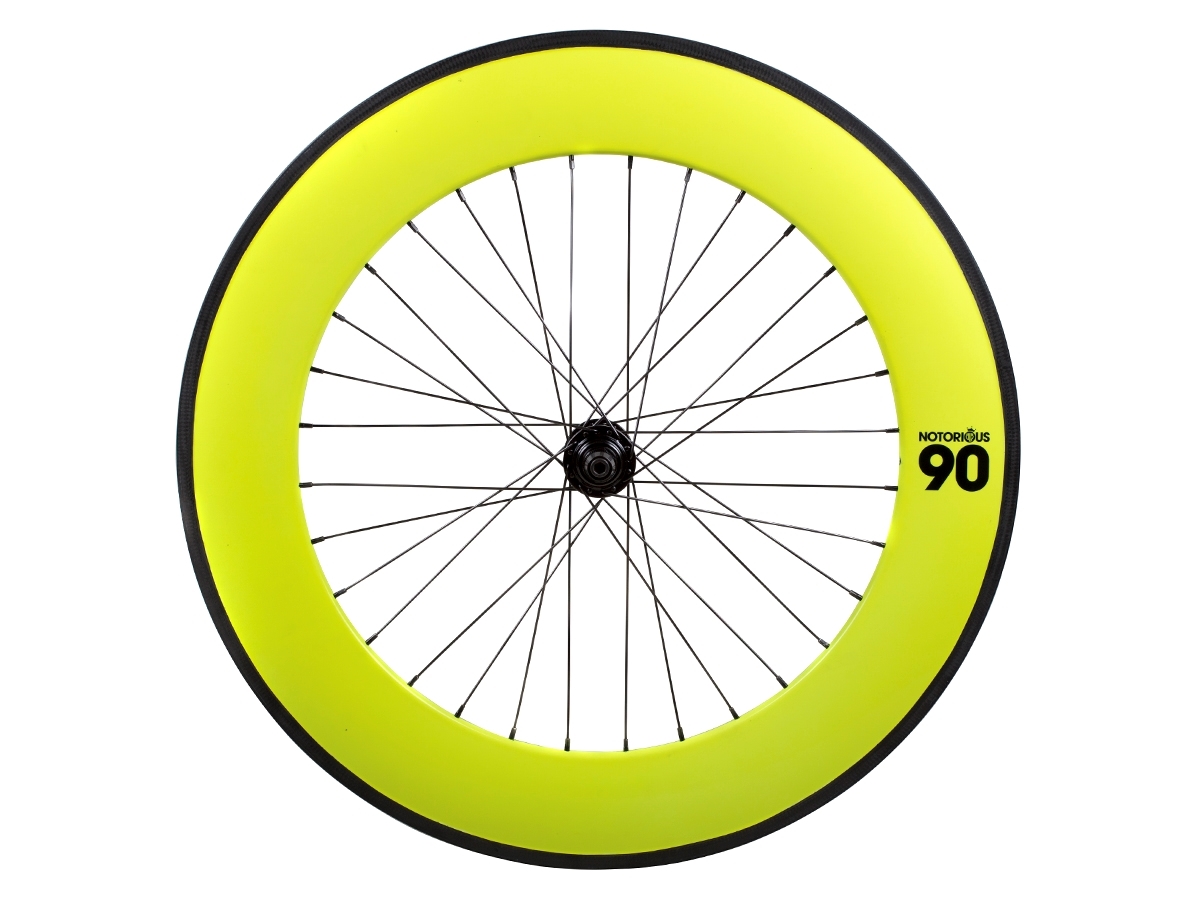 BLB Notorious 90 Rear Wheel - Yellow/Black