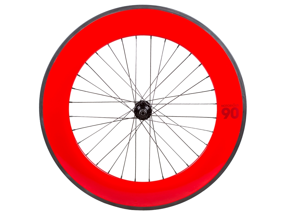 BLB Notorious 90 Rear Wheel - Red/Black