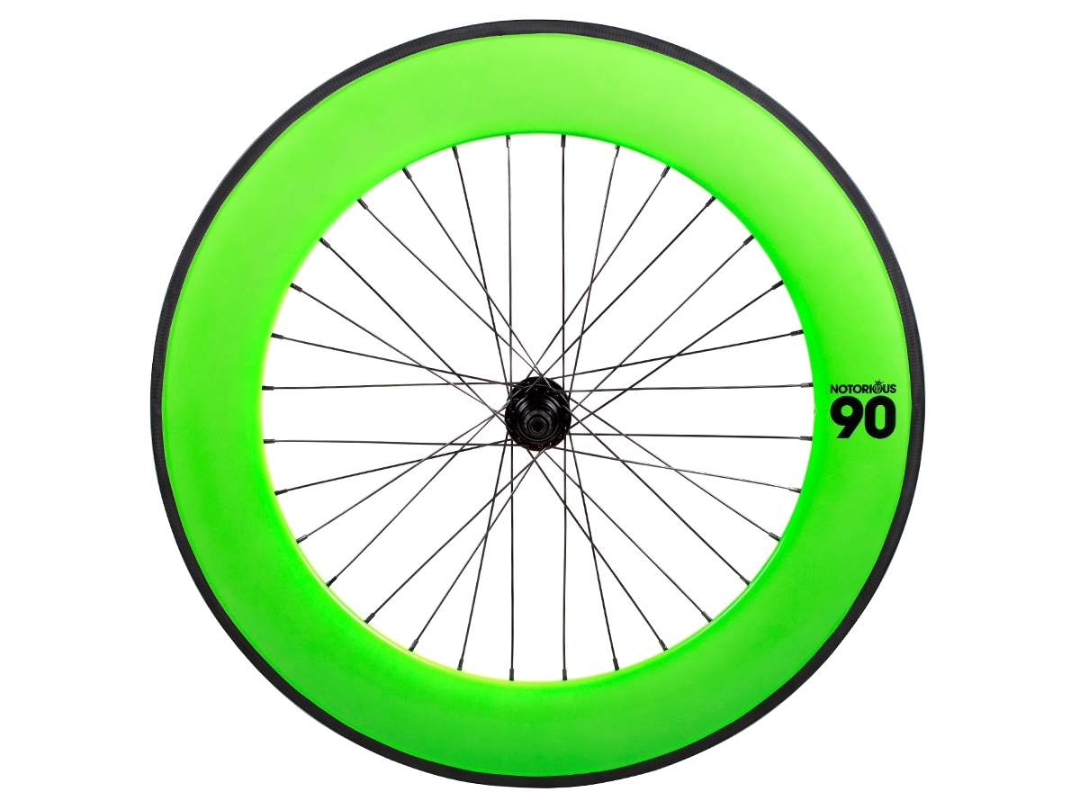 BLB Notorious 90 Rear Wheel - Green/Black